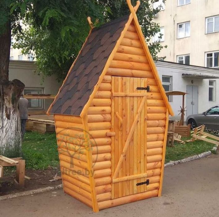 Туалет Улиный Туалет Дачный Деревянный