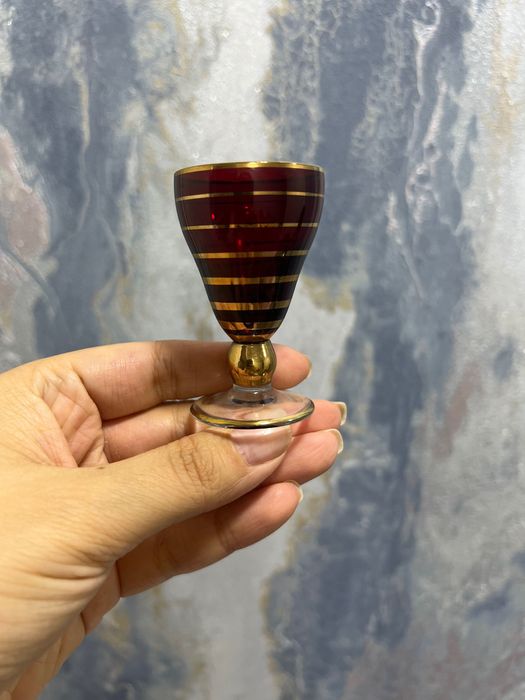 Рюмки богемское стекло