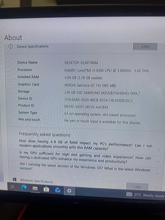 MiniPC HP Prodesk