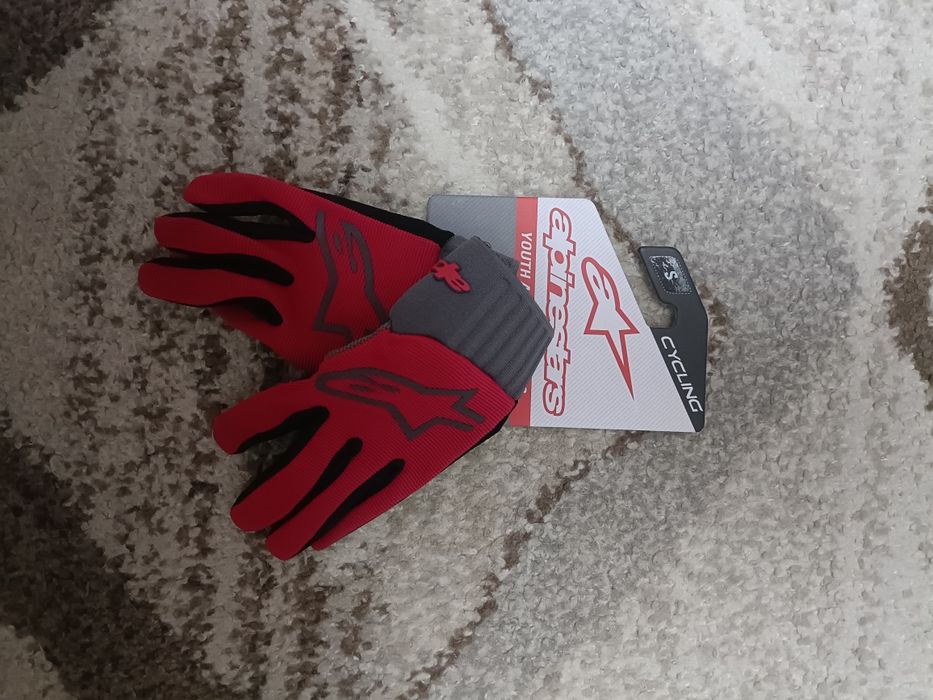 Mănuși AlpineStare fluo red