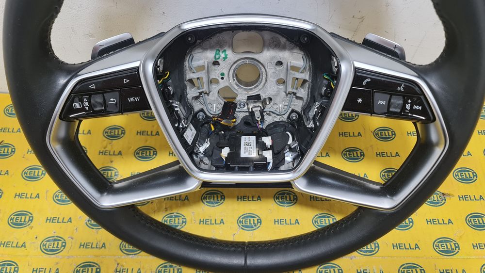 Volan piele încălzire vibratii padele dsg Audi a6 a8 q7 q8 4KE419091A