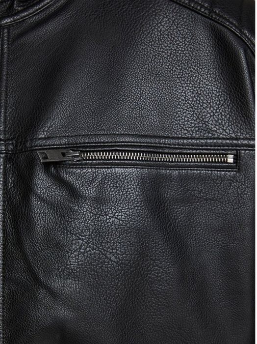 Мъжко спортно елегантно кожено яке Jack Jones