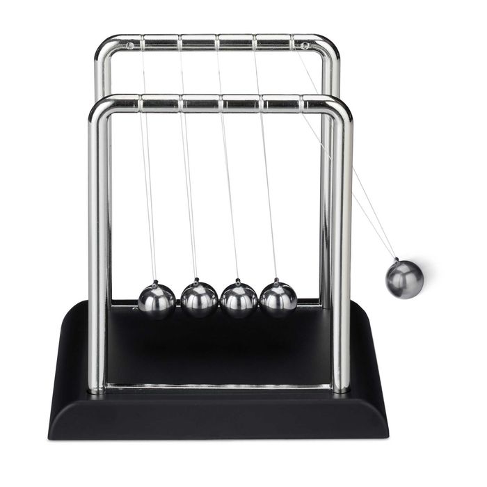 Pendulul lui Newton design clasic cu 5 bile 18 x 18 x 15 cm