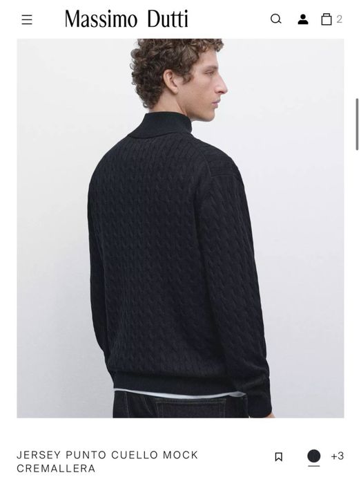 Оригинал Massimo Dutti мужской джемпер