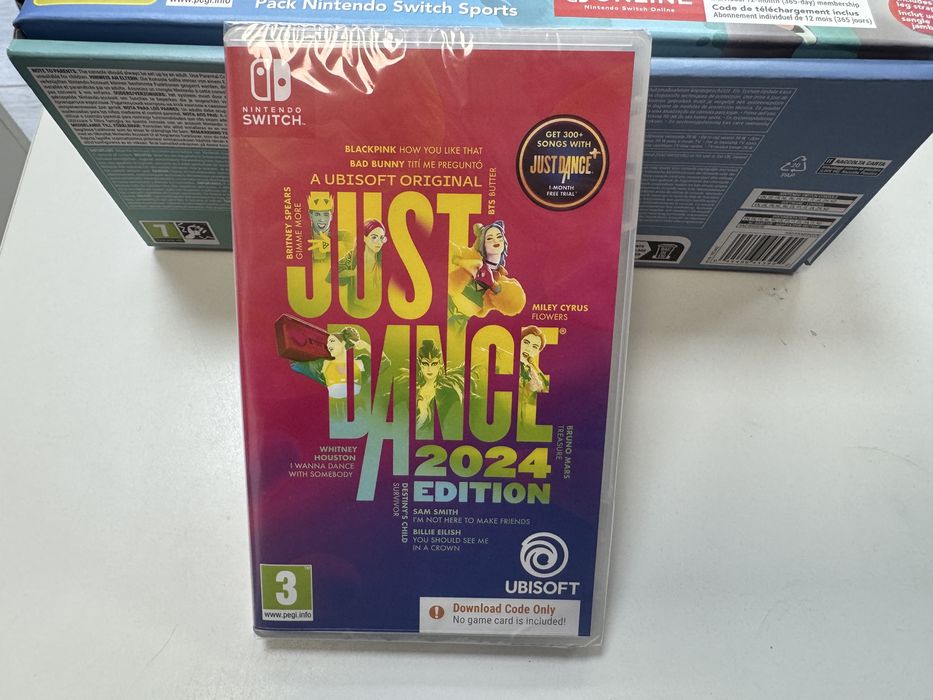 Nintedo Switch Sports + Just Dance 2024 Edition, Fullbox