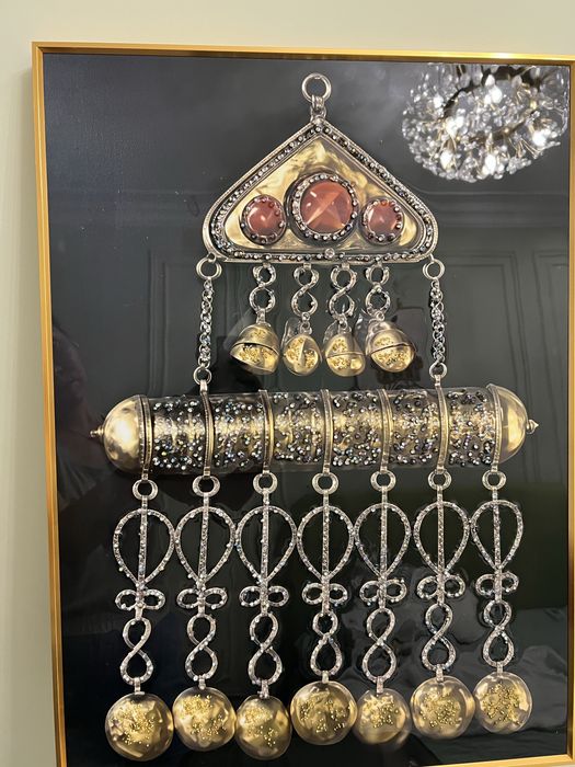 Казахские картины из кристалла