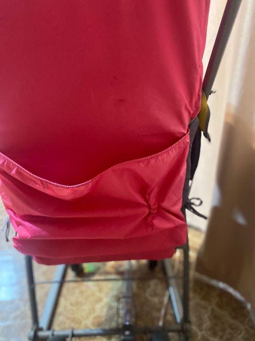 Санки с колёсиками.