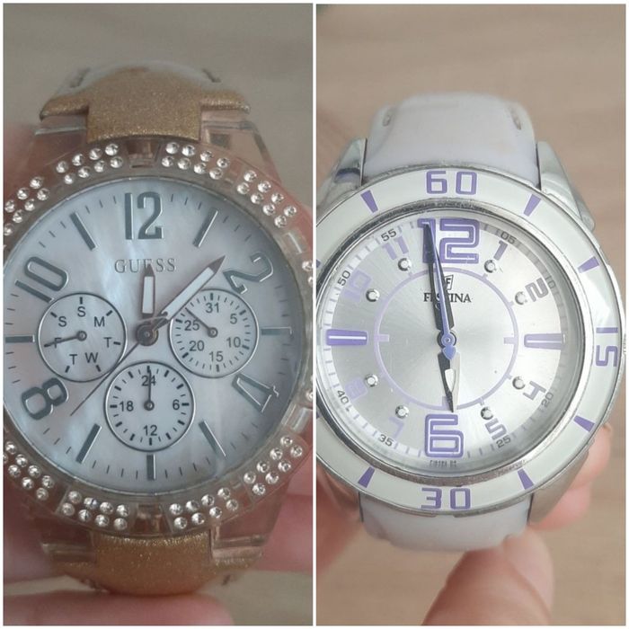 Ceas GUESS Original W0142L1 Crystal Rose Gold / Ceas Festina F16492 - Model Damă/Sport