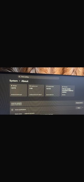 PC gaming i5 11600k / rtx 3060 ti / 32gb ram / 1TB SSD