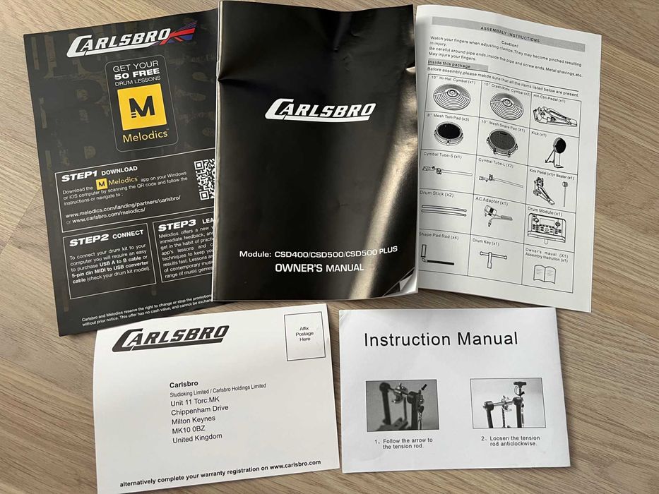 Carlsbro CSD400 Комплект електронни барабани