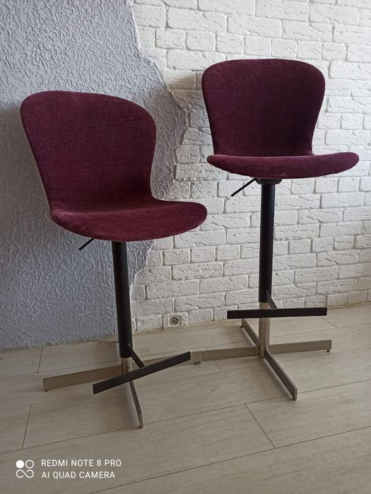 Луксозен комплект бар столове BoConcept Adelaide – Газов амортисьор 2бр РАЗПРОДАЖБА