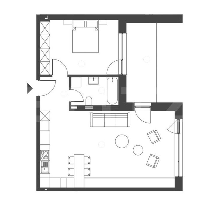 Comision 0 ! Somesului 15 |  2 Camere Finisat | Semicentral | 63 mp