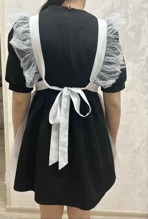 Платье + фартук на выпускной