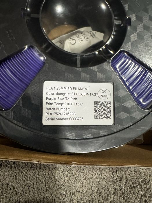 Filament mov imprimanta 3d