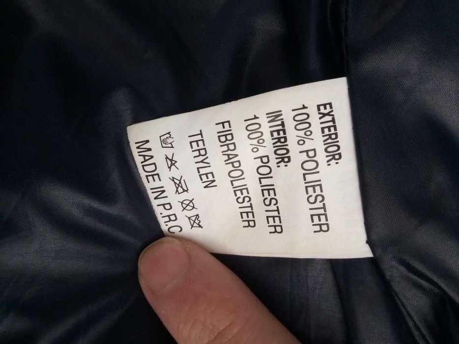 Geacă lungă matlasată Effetto Moda XXL – Bleumarin Cu Glugă Detașabilă