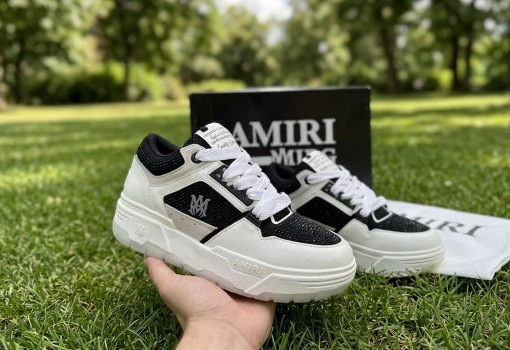 Adidasi Amiri MA1 Mesh Glitter Pietre - Full Box