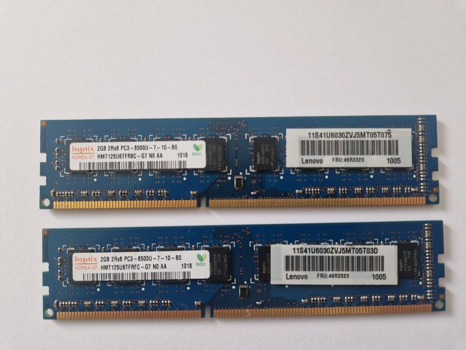 Memorie RAM 2x2gb DDR 3 Hynix