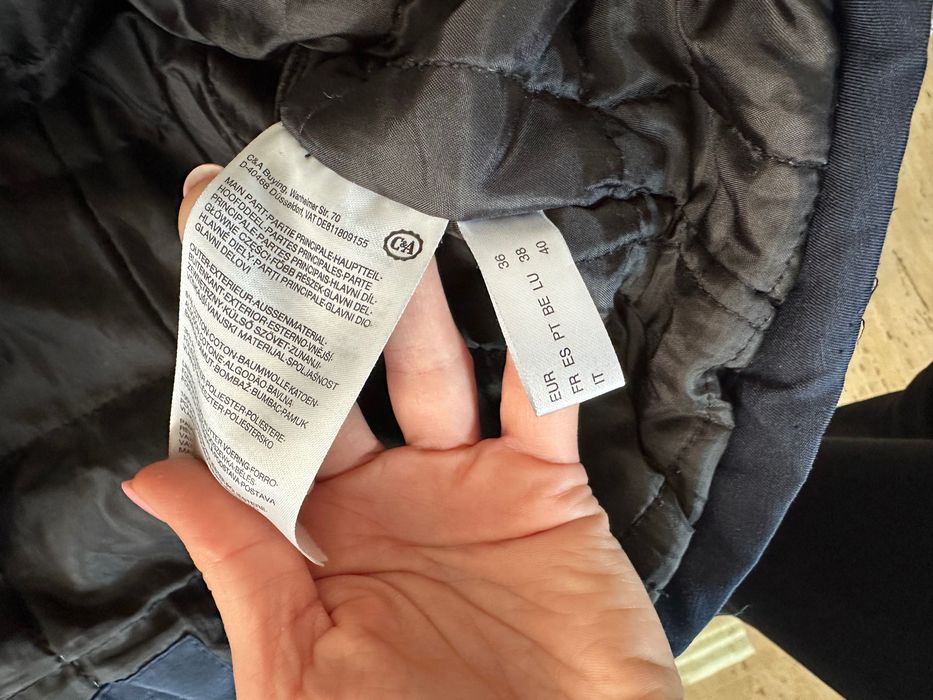 Geaca albastra marime 36