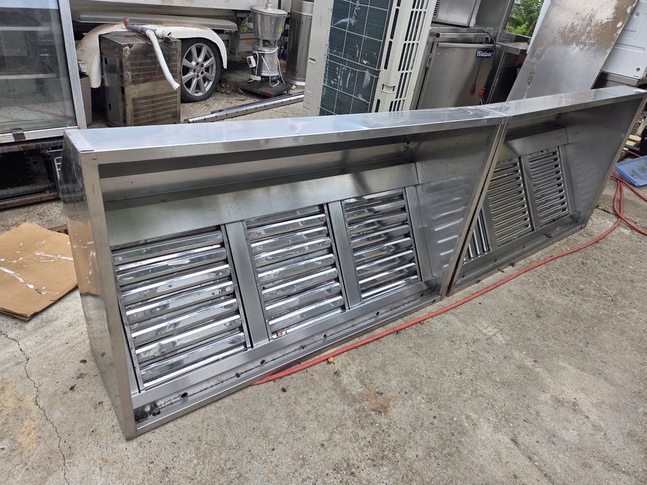 Hota inox cu filtre la.150-200 cm, inox gros