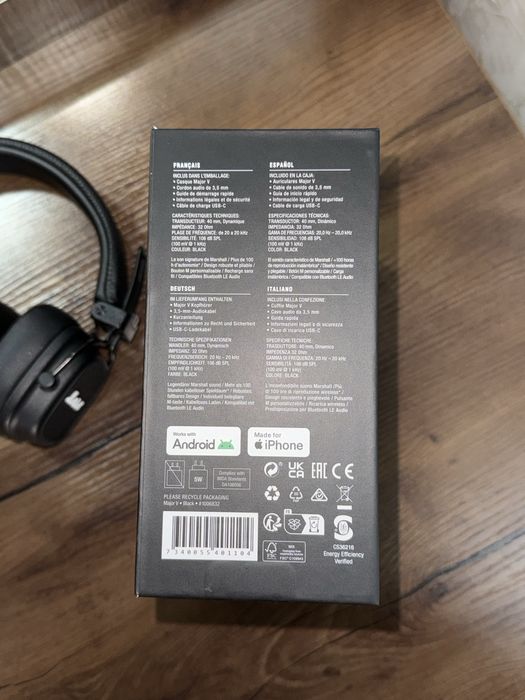 Беспроводные наушники Marshall