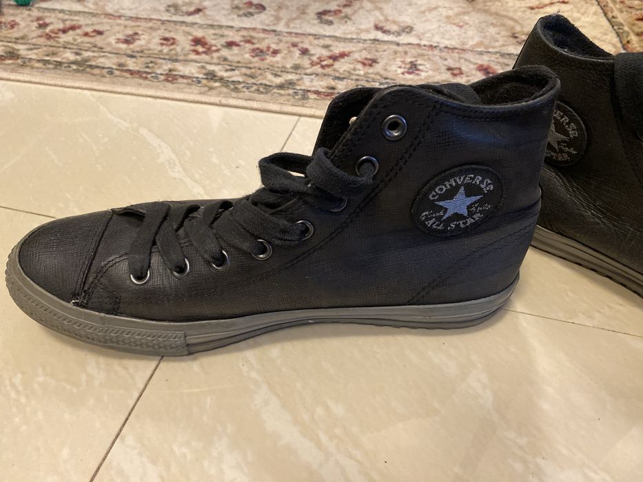 Ghete Converse All Star piele nr 44, groase, stare foarte buna