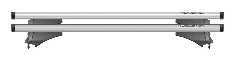 Bare transversale aero Menabo Leopard Silver XL pe bare longitudinale