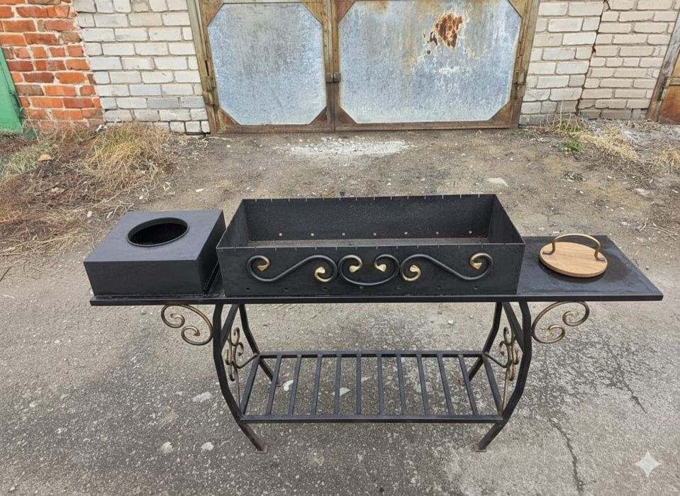 Мангал с полками