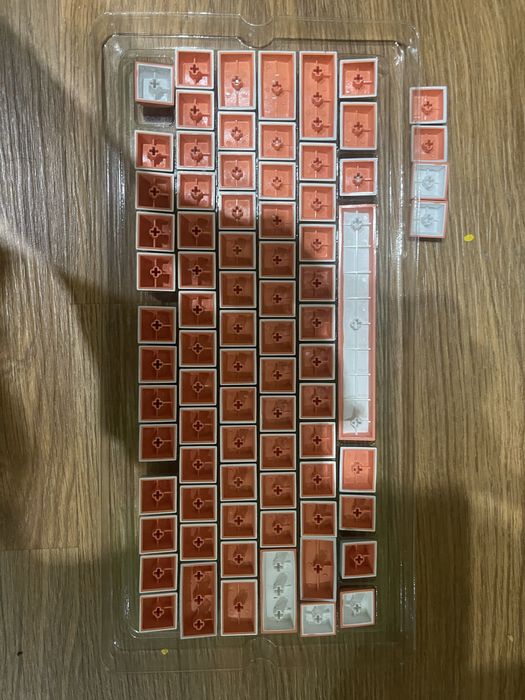 Оригинальные PBT keycaps VGN N75 Pro Jelly Orange