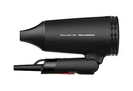 Сешоар Rowenta x Karl Lagerfeld Express Style CV184LF0, 1600 W, 2 степени на температура/скорост