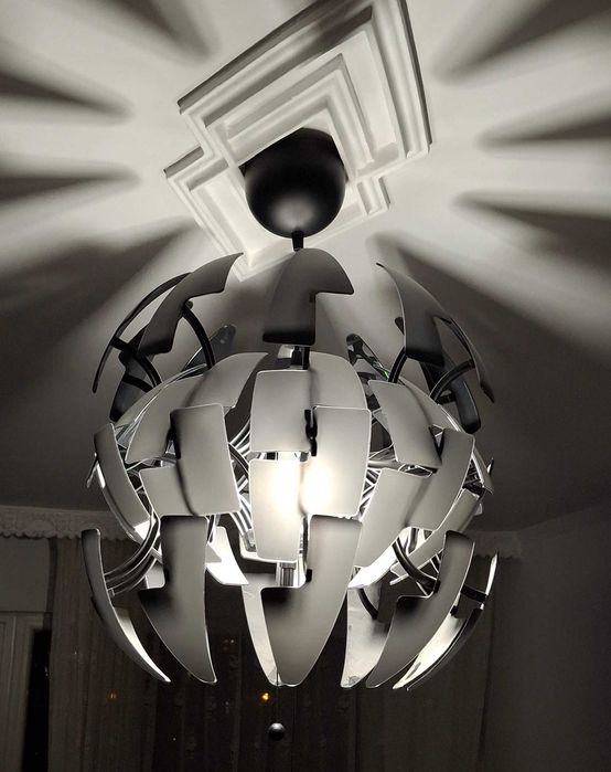 Декоративена висяща лампа IKEA PS 2014 черен цвят