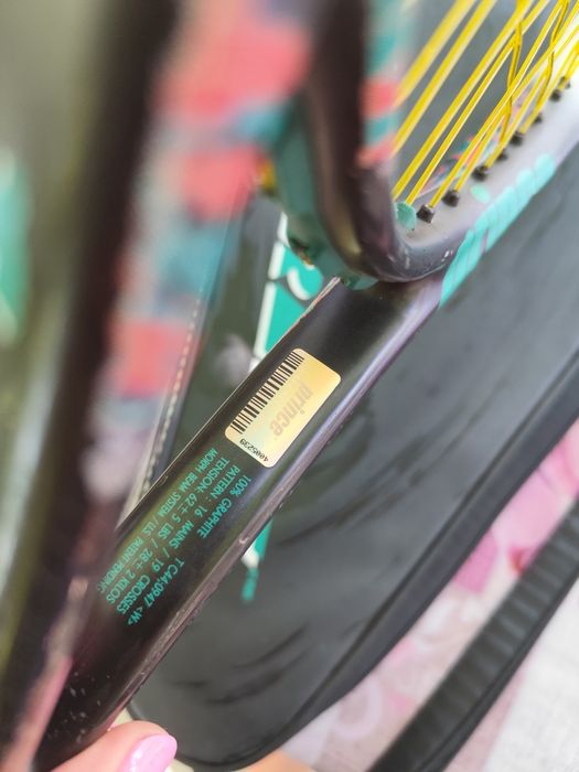 Тенис ракета с кожен калъф Prince 45лв