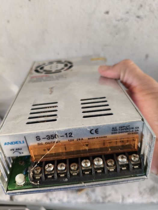 Продам блоки питания 12V (S-350-12 и два S-60-12) под проверку / запча