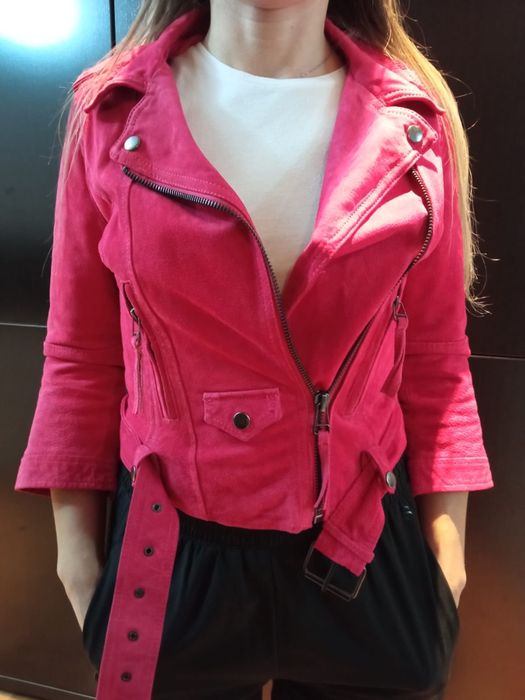 Geaca piele BERSHKA, mas xs