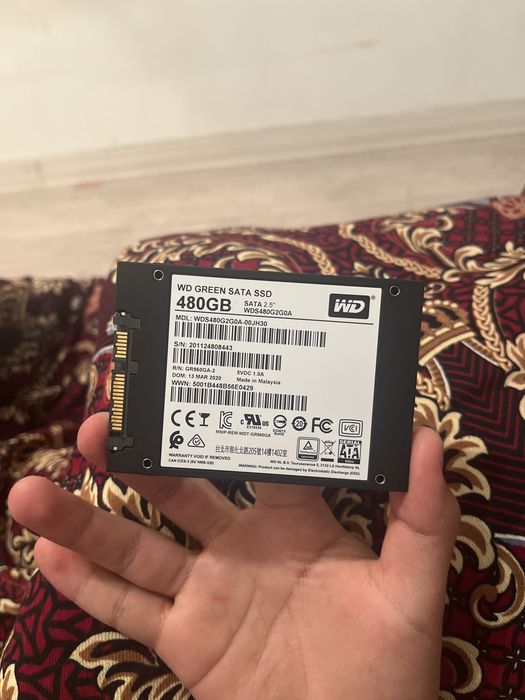 wD gREEN 480Gb sata SSD