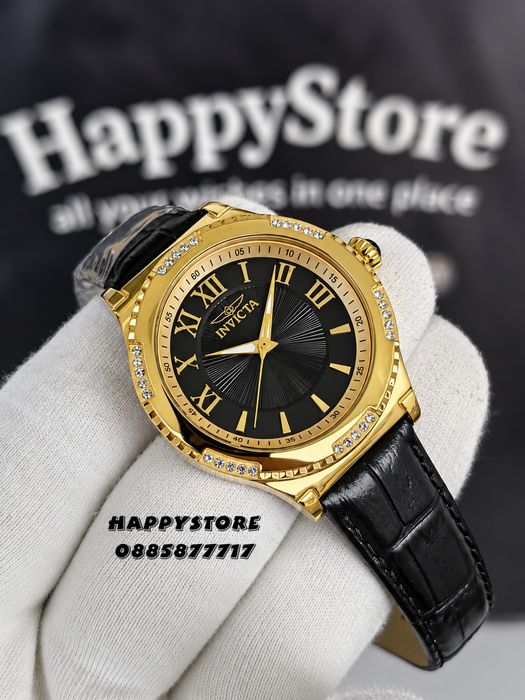 INVICTA Elegance women gold 38 mm, Инвикта нов дамски часовник