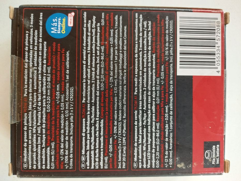 Tester masurare vopsea auto