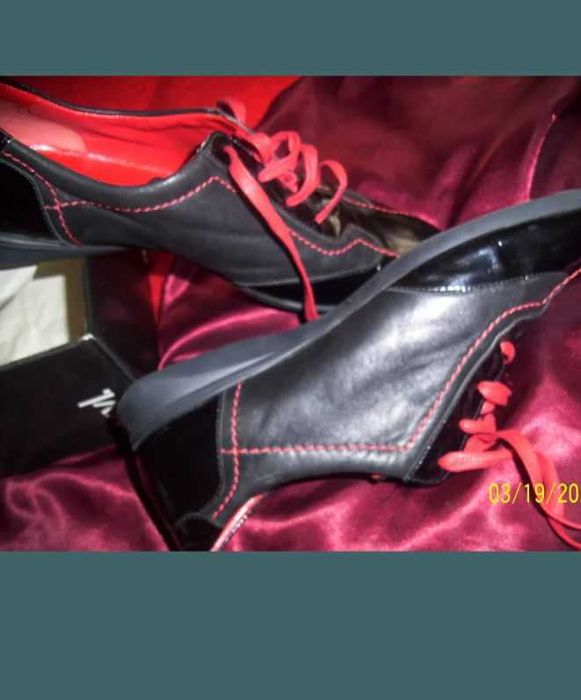 Pantofi dama Lario piele-lac si interior mar 41 noi