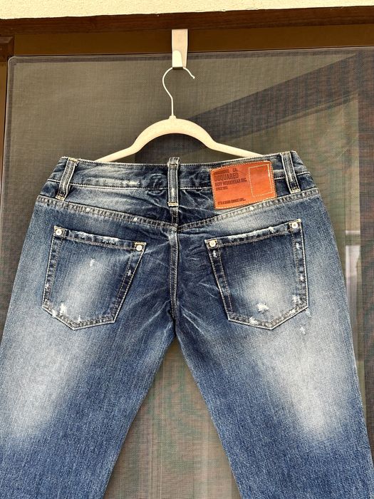 Дамски дънки DSQUARED2 (Made in Italy) - размер IT42 (S/M) Отлично състояние