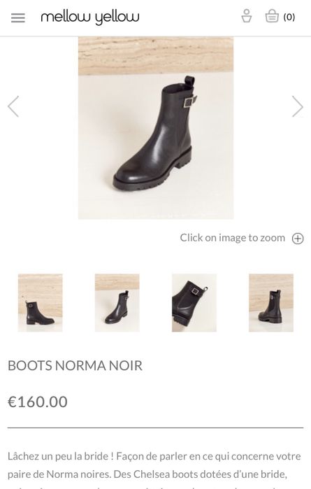 Mellow Yellow боти естествена кожа 35,5 номер