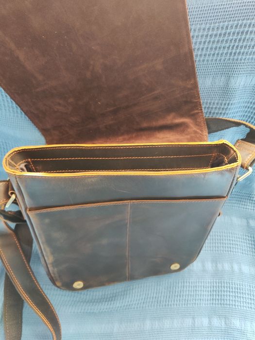 Мъжка кожена чанта