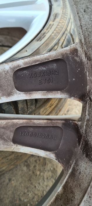 Jante roti R18 Skoda Octavia 2 VRS originale 225/40r18 et51