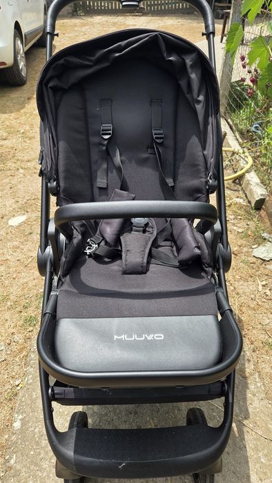 Cărucior copii 2in 1 Muuvo Quick Trendy Raven Black