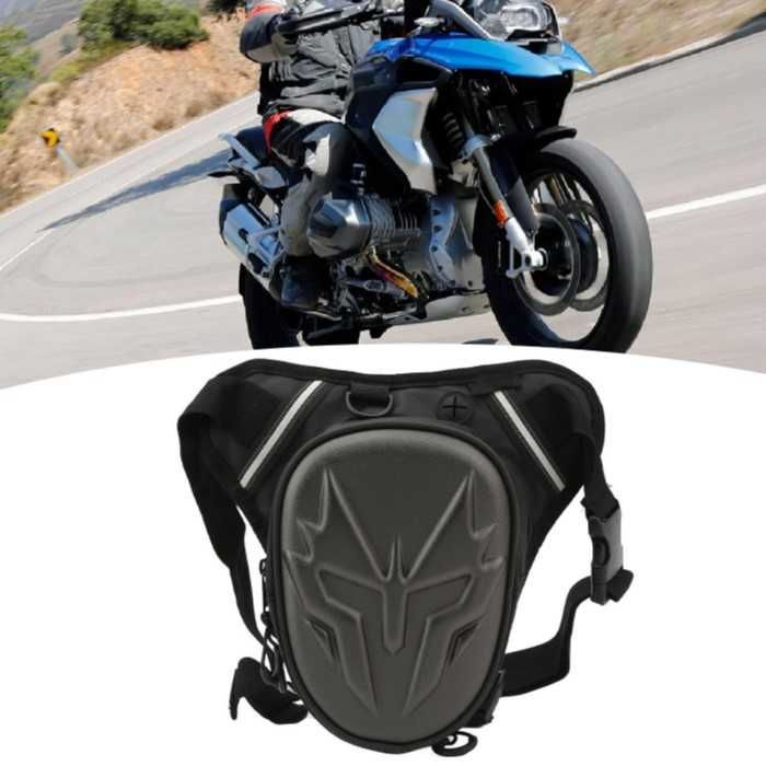 Мото раница Automat, Водоустойчива, Гумирана, Черен