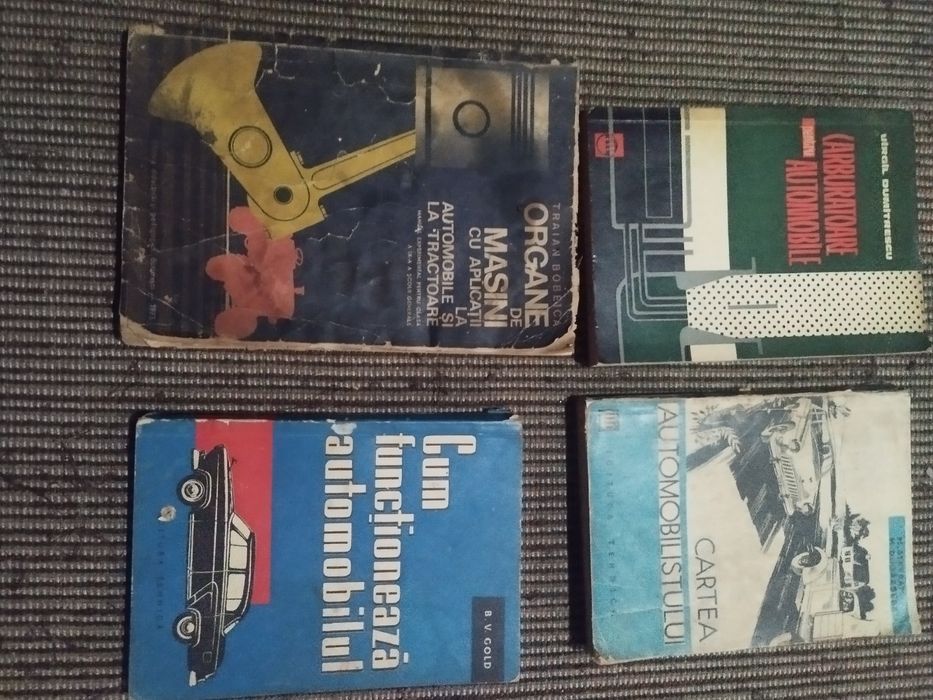 Cărți vechi tematică auto