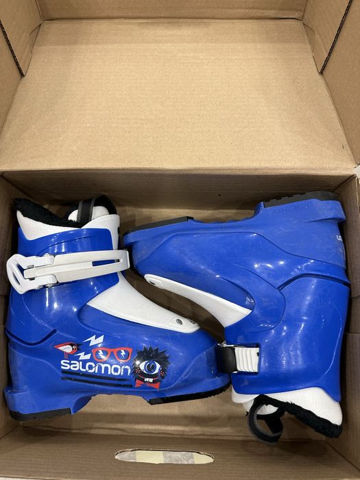 1: Детски ски обувки Salomon T1 Race Blue – размер 17