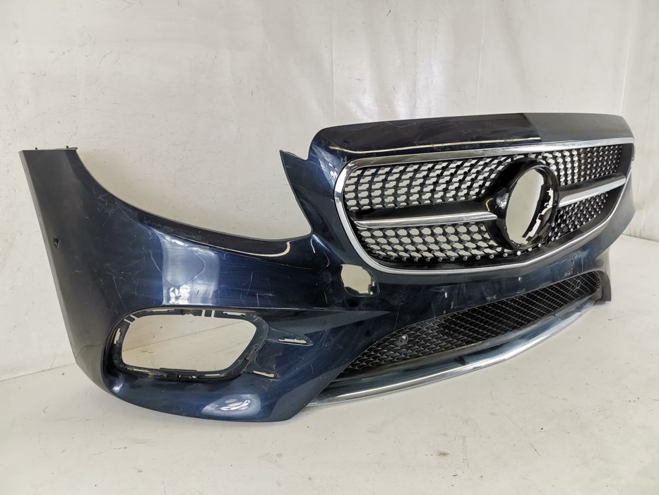 Предна броня AMG с централна и долна решетка Mercedes-Benz Е-Клас / Me