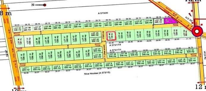 Lot aproape de mare pe faleza de la  Corbu Jud Constanta