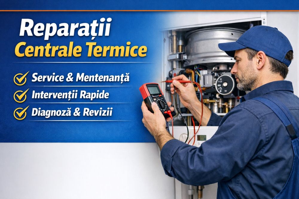 Reparatii /revizii centrale termice /montaj termosta