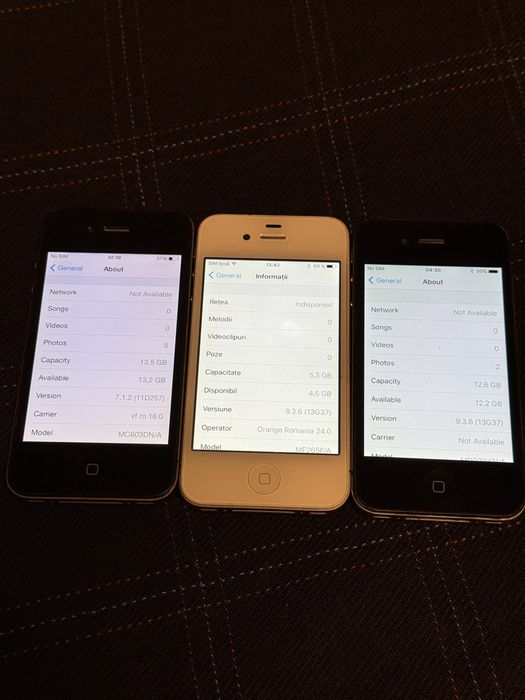 iPhone 4 /4s Alb/Negru