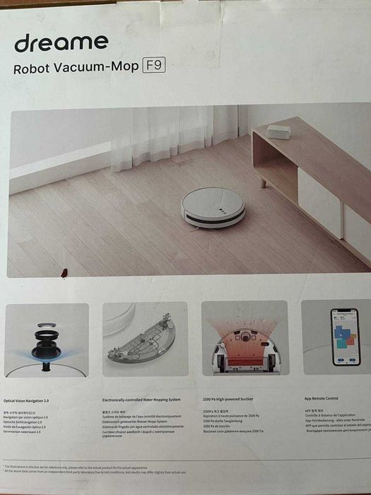 Dreame Robot Vacuum-Mop F9 – Aqlli Robot Changyutkich va Pol Yuvuvchi!